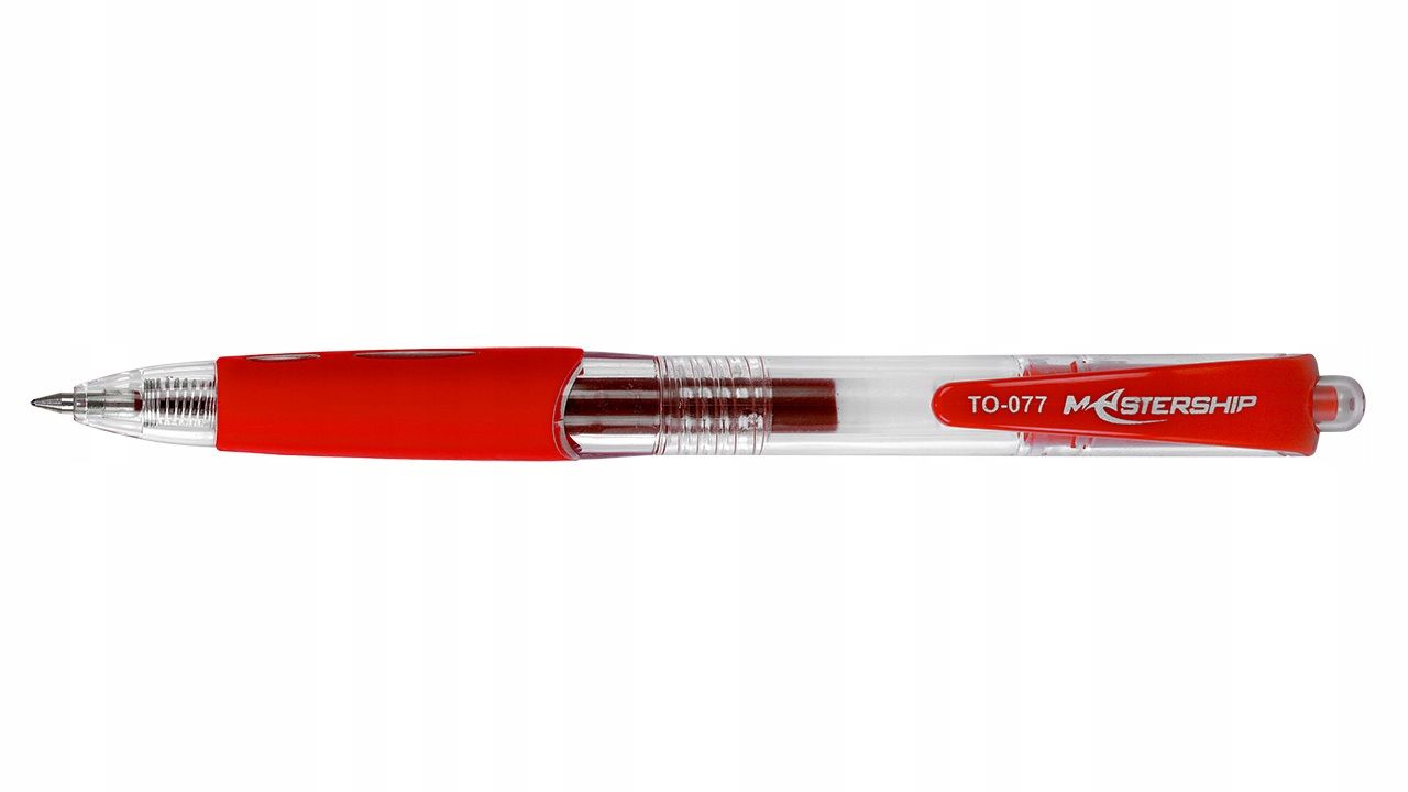 Długopis Żelowy Automatyczny Toma Mastership Czerwony