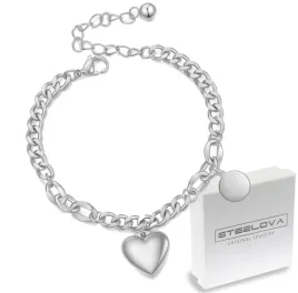 srebrna-bransoletka-chain-pancerka-z-sercem-i-koleczkiem-stal-316-l