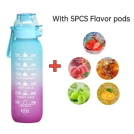 lusqi-1pc-1000ml-flavor-water-bottle-with-straw-with-5pcs-flavor-pods-fashi