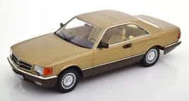 kk-scale-mercedes-benz-500-sec-c126-1985-gold-metallic-1-18