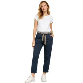 spodnie-damskie-le-temps-des-cerises-dyli-chinosy-materialowe-z-paskiem