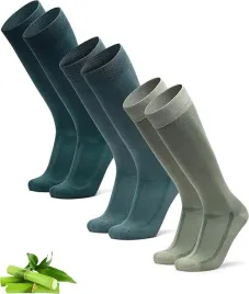 danish-endurance-podkolanowki-bambusowe-3-pary-zielone-unisex