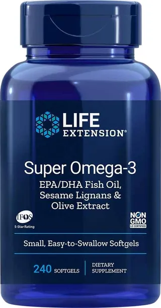 Suplement diety Life Extension Super Omega-3 240 kapsułek