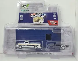 greenlight-1990-dodge-ram-d200-w-utility-trailer-philadelphia-police-1-64