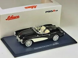 schuco-pro-r-chevrolet-corvette-c1-v8-1956-black-1-43