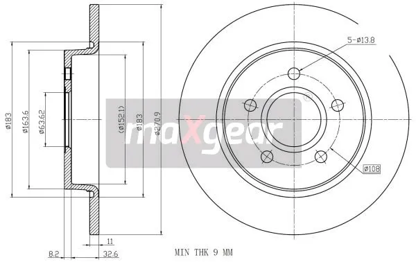tarcza-ham-ford-t-focus-11-waga-z-opakowaniem-5-kg