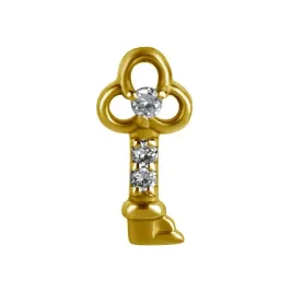 charms-klucz-zloty-piercing-cyrkonie