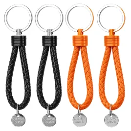 zestaw-x4-brelok-do-kluczy-skorzany-pleciony-do-auta-domu-smycz-styl-mix
