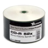 ritek-traxdata-cd-r-printable-perla-silver-szt-50