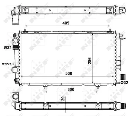 chlodnica-citroen-c15d-93-stan-nowy