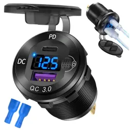 podwojna-ladowarka-samochodowa-miernik-napiecia-woltomierz-usb-usb-c-qc-3-0