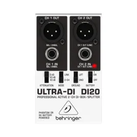 behringer-di20-profesjonalny-2-kanalowy-di-box-aktywny-z-funkcja-splittera