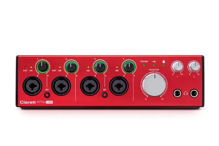 focusrite-clarett-4pre-interfejs-audio-usb-darmowe-oprogramowanie-zawiera-baterie-nie