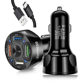 turbo-ladowarka-samochodowa-4x-usb-do-auta-pd-qc-3-0-szybki-kabel