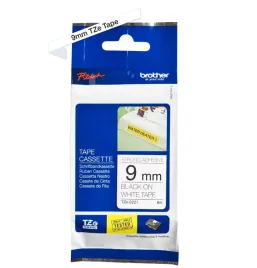tasma-brother-tze-s221-mocny-klej-9-mm-biala-czarny-nadruk