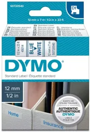 tasma-dymo-45014-s0720540-12mm-biala-tasma-niebieski-nadruk