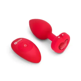 b-vibe-heart-plug-m-l-czerwony-wibrujacy-model-z-pilotem-silikonowy