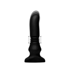 xr-brands-push-and-vibrate-silikonowy-korek-z-funkcja-pchania-czarny