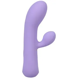 doc-johnson-aura-podwojny-wibrator-kroliczek-silikonowy-fioletowy