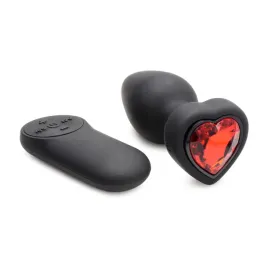 xr-brands-red-heart-gem-mini-silikonowy-korek-z-wibracjami-i-pilotem