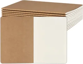 notatniki-a5-gladkie-12-szt-60-stron-kraft-do-pisania-rysowania