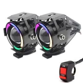 2x-reflektor-lampa-halogen-led-u7-ring-rgb-motocykl-quad-przelacznik-2szt
