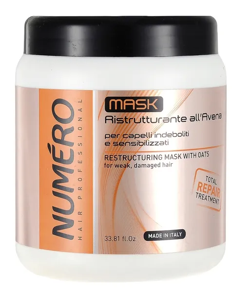Numero Restructuring Mask With Oats restrukturyzująca maska z owsem 1000ml