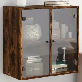 vidaxl-szafka-wiszaca-szklane-drzwi-przydymiony-dab-68x37x685-cm