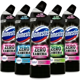 domestos-zero-kamienia-zel-do-wc-zestaw-mix-5-x-750ml-ocean-pink-lime