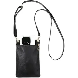 torebka-na-telefon-komorkowy-damska-czarna-na-dokumenty-elegancka
