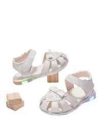 shein-srebrne-sandalki-dzieciece-z-kokardka-i-swiecaca-podeszwa-eur22-1je