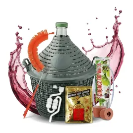 balon-na-wino-54l-w-koszu-zestaw-korek-rurka-szczotka-sciagacz-drozdze-wino