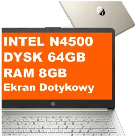 laptop-hp-14-dq-intel-n4500-8gb-64gb-emmc-intel-uhd-14-hd-dotyk-w11-zloty