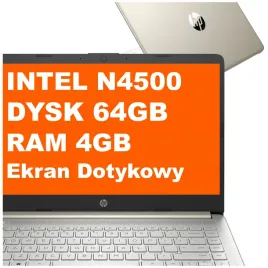 laptop-hp-14-dq-intel-n4500-4gb-64gb-emmc-intel-uhd-14-hd-dotyk-w11-zloty
