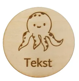 grawerowana-personalizowana-podstawka-pod-kubek-sklejka-o-srednicy-95cm-3mm-osmiornica