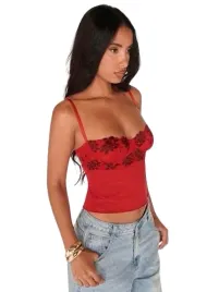 shein-czerwony-top-na-ramiaczkach-z-koronkowym-wzorem-xs-1ja