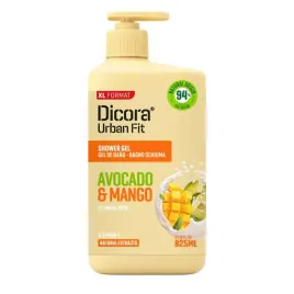 dicora-urban-fit-wygladzajacy-zel-pod-prysznic-awokado-i-mango-vit-e-825-ml