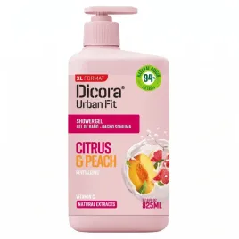 dicora-urban-fit-odzywczy-zel-pod-prysznic-cytrusy-brzoskwinia-vit-c-825-ml