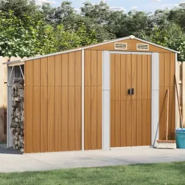 vidaxl-szopa-ogrodowa-brazowa-277x93x179-cm-stal-galwanizowana