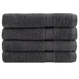 vidaxl-reczniki-premium-solund-4-szt-antracytowe-100x200-cm