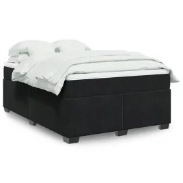vidaxl-lozko-kontynentalne-z-materacem-czarne-160x200-cm-aksamit