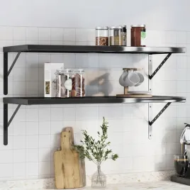vidaxl-polki-scienne-2-szt-100x40x3-cm-czarna-stal-nierdzewna