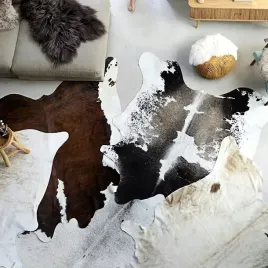 vidaxl-dywanik-ze-skory-bydlecej-bialo-czarny-180x220-cm
