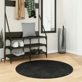 vidaxl-dywan-huarte-z-krotkim-wlosiem-czarny-o-100-cm