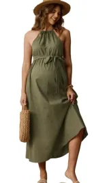 shein-sukienka-ciazowa-khaki-dluga-na-halter-len-wiskoza-40-42-1ja