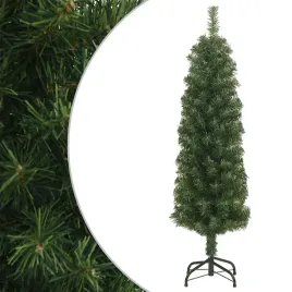 vidaxl-slim-artificial-christmas-tree-with-stand-green-120-cm-pvc