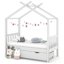 vidaxl-rama-lozka-dzieciecego-z-szuflada-biala-sosnowa-70x140-cm