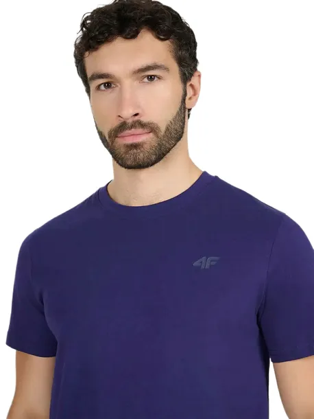KOSZULKA MĘSKA 4F GŁADKA TSHIRT BAWEŁNA LATO SHM2256 31S r. L