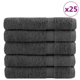 vidaxl-reczniki-premium-solund-25-szt-antracytowe-80x200-cm