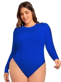 shein-body-plus-size-niebieskie-gladkie-z-dlugim-rekawem-48-1ji